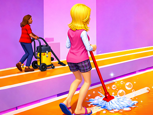 Bridge Cleaner Runner Game